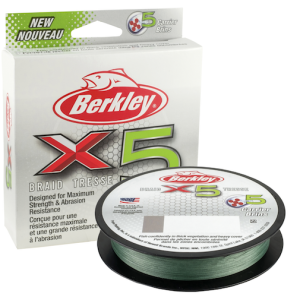 BERK X5 BRAID 330YD LO VIS GRN 8#