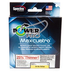 PWR PRO MAXCUATRO 80LB 3000YDS YEL