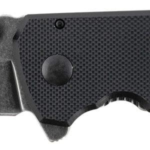 CRKT 2495K SQUID XM 2.95" Folding Drop Point Plain Black Stonewashed D2 Steel Blade/Black G10/SS Handle Includes Pocket Clip