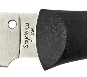 Spyderco FB02P Moran  3.88" Fixed Drop Point Plain Satin VG-10 SS Blade/Black FRN Handle Includes Sheath w/G-Clip