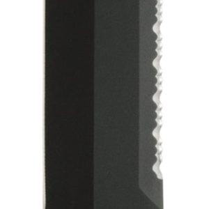 Ka-Bar 2211 Big Brother  9.38" Fixed Top Serrated/Bottom Straight Plain Black 1095 Cro-Van Blade, Black Kraton G Handle, Includes Sheath