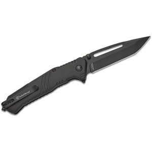 Smith & Wesson Extreme Ops Folding Knife 3-1/2" Tanto Blade Black with Glass Breaker